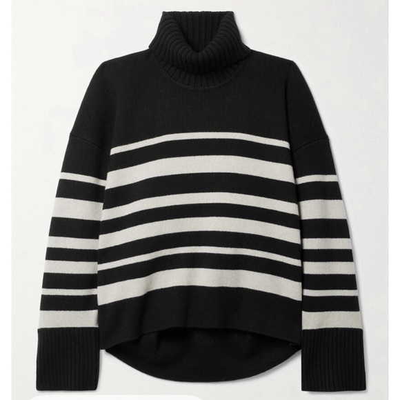 Proenza Schouler Sweaters - PROENZA SCHOULER Striped wool and cashmere-blend turtleneck sweater